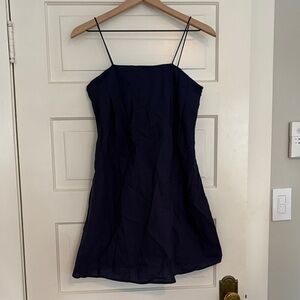 Source Unknown Dark Blue Mini Dress